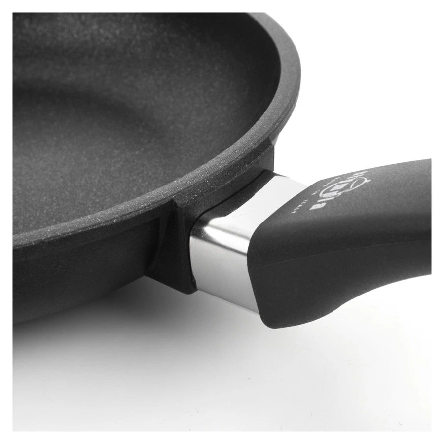 Сковорода индукционная с фиксированной ручкой OLYMPIA Diamant Plus, Д20хН4 см, алюминий литой