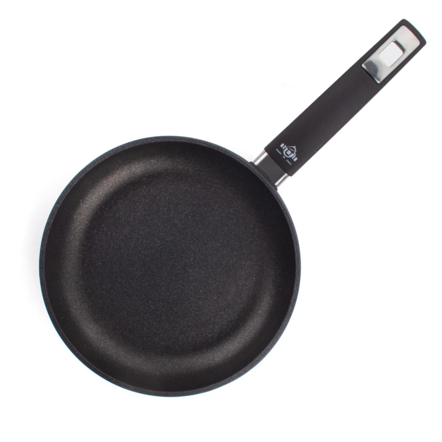 Сковорода индукционная с фиксированной ручкой OLYMPIA Diamant Plus, Д24хН4 см, алюминий литой