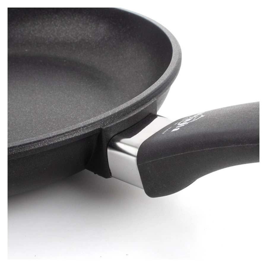 Сковорода индукционная с фиксированной ручкой OLYMPIA Diamant Plus, Д24хН4 см, алюминий литой