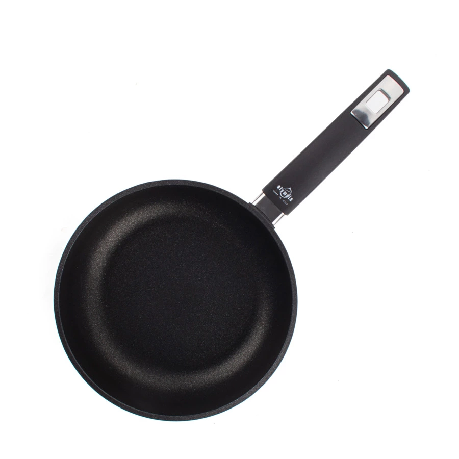 Сковорода индукционная с фиксированной ручкой OLYMPIA Diamant Plus, Д24хН7 см, алюминий литой