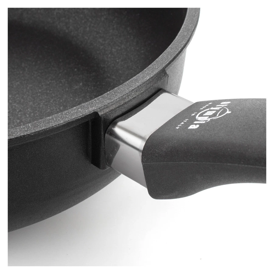 Сковорода индукционная с фиксированной ручкой OLYMPIA Diamant Plus, Д24хН7 см, алюминий литой