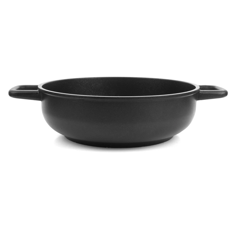 Сотейник индукционный с двумя ручками OLYMPIA Diamant Plus 3,3 л, Д24хН7,5 см, алюминий литой