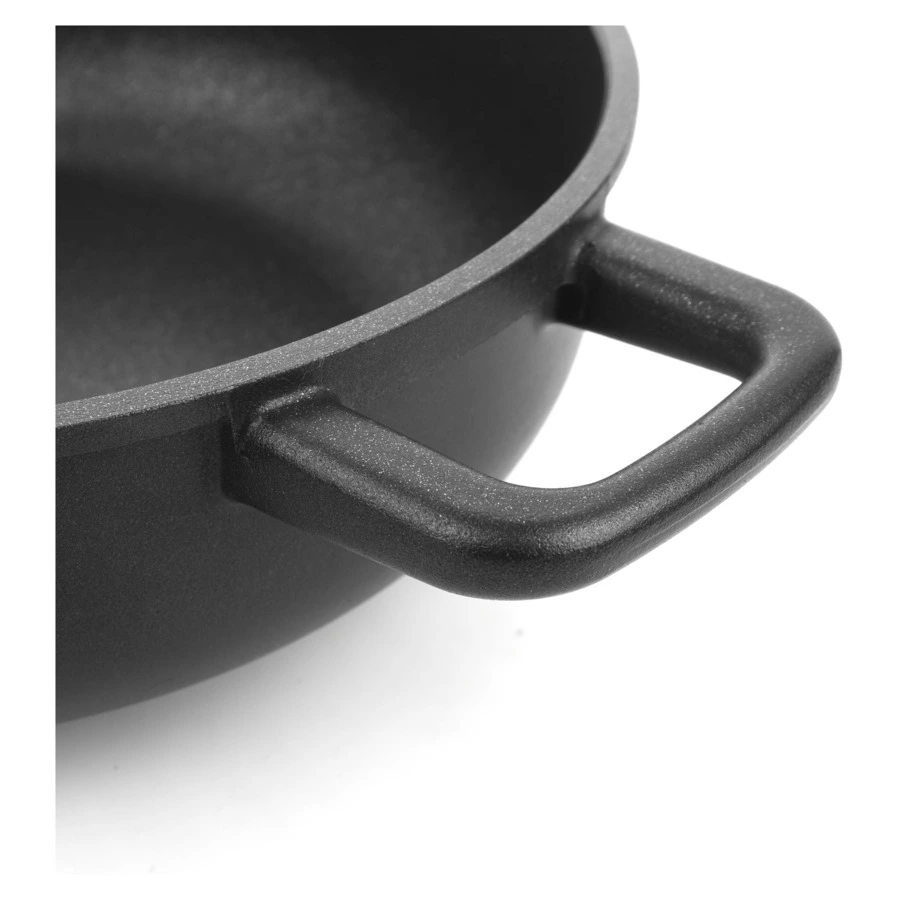 Сотейник индукционный с двумя ручками OLYMPIA Diamant Plus 3,3 л, Д24хН7,5 см, алюминий литой