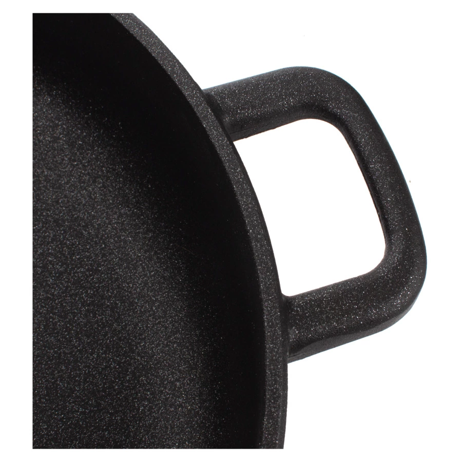 Сотейник индукционный с двумя ручками OLYMPIA Diamant Plus 4,6 л, Д28хН7,5 см, алюминий литой