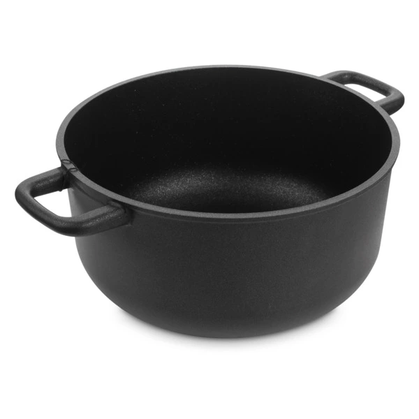 Кастрюля индукционная антипригарная OLYMPIA Diamant Plus 5,3 л, Д24хН12,5 см, алюминий литой