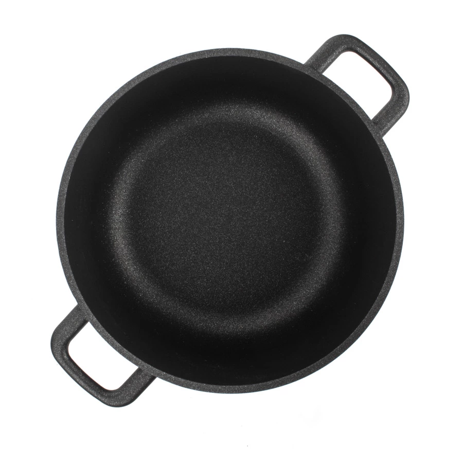 Кастрюля индукционная антипригарная OLYMPIA Diamant Plus 5,3 л, Д24хН12,5 см, алюминий литой