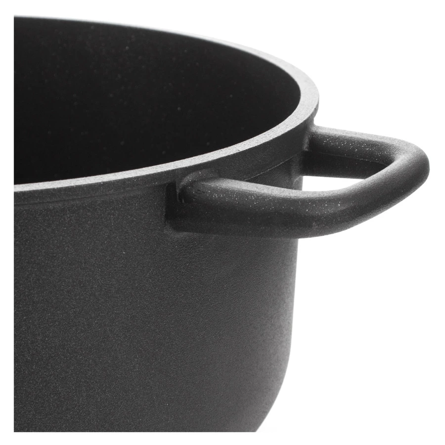 Кастрюля индукционная антипригарная OLYMPIA Diamant Plus 5,3 л, Д24хН12,5 см, алюминий литой