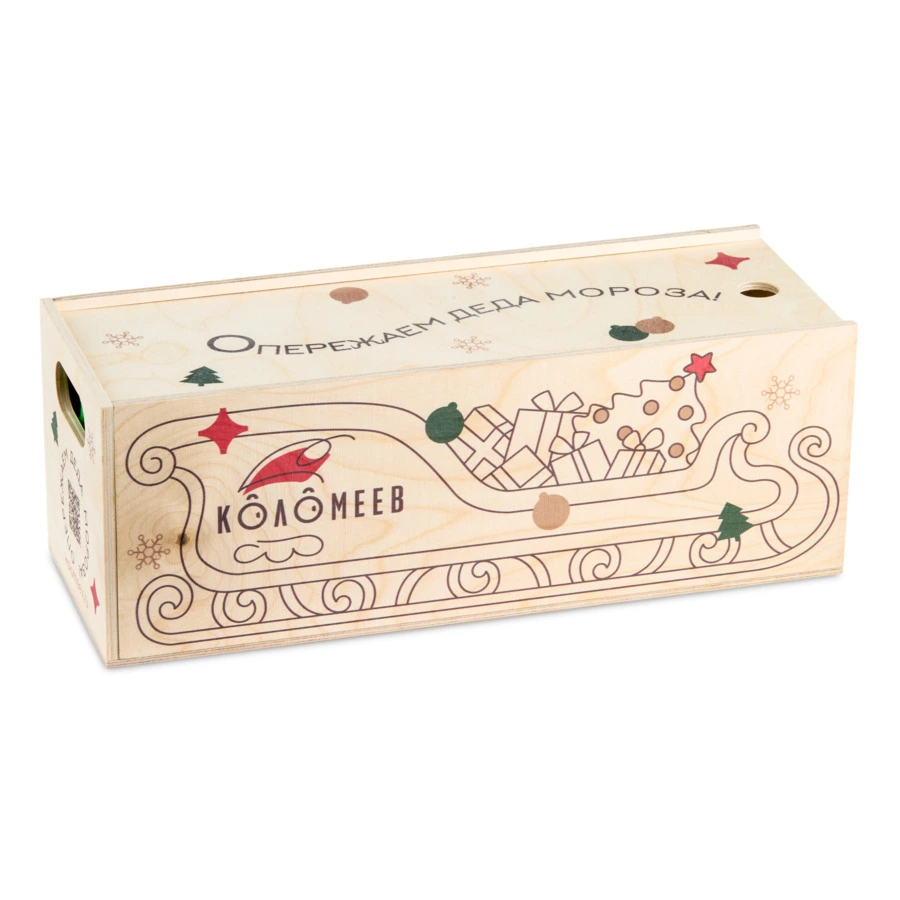 Набор игрушек елочных КОЛОМЕЕВ Праздник, стекло, п/к