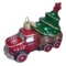 Ёлочное украшение КОЛОМЕЕВ Машинка с ёлочкой 1 6 см, стекло, п/к