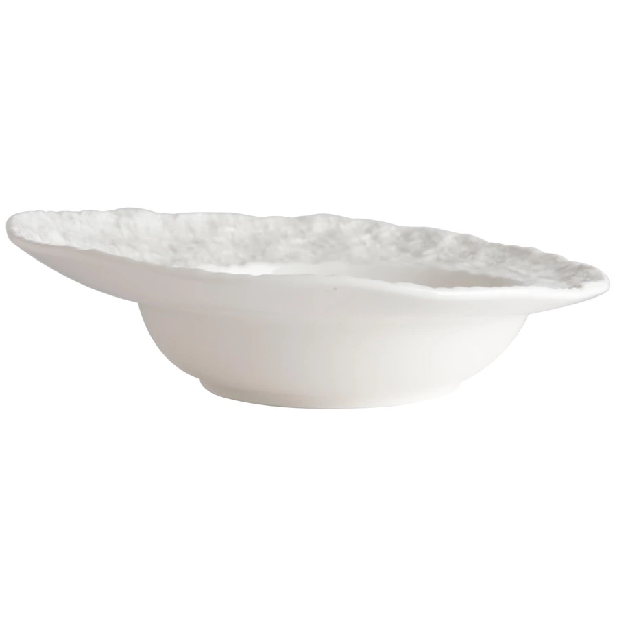 Тарелка для пасты HOME CHEF Era 25х7 см, фарфор, белая