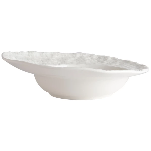 Тарелка для пасты HOME CHEF Era 25х7 см, фарфор, белая