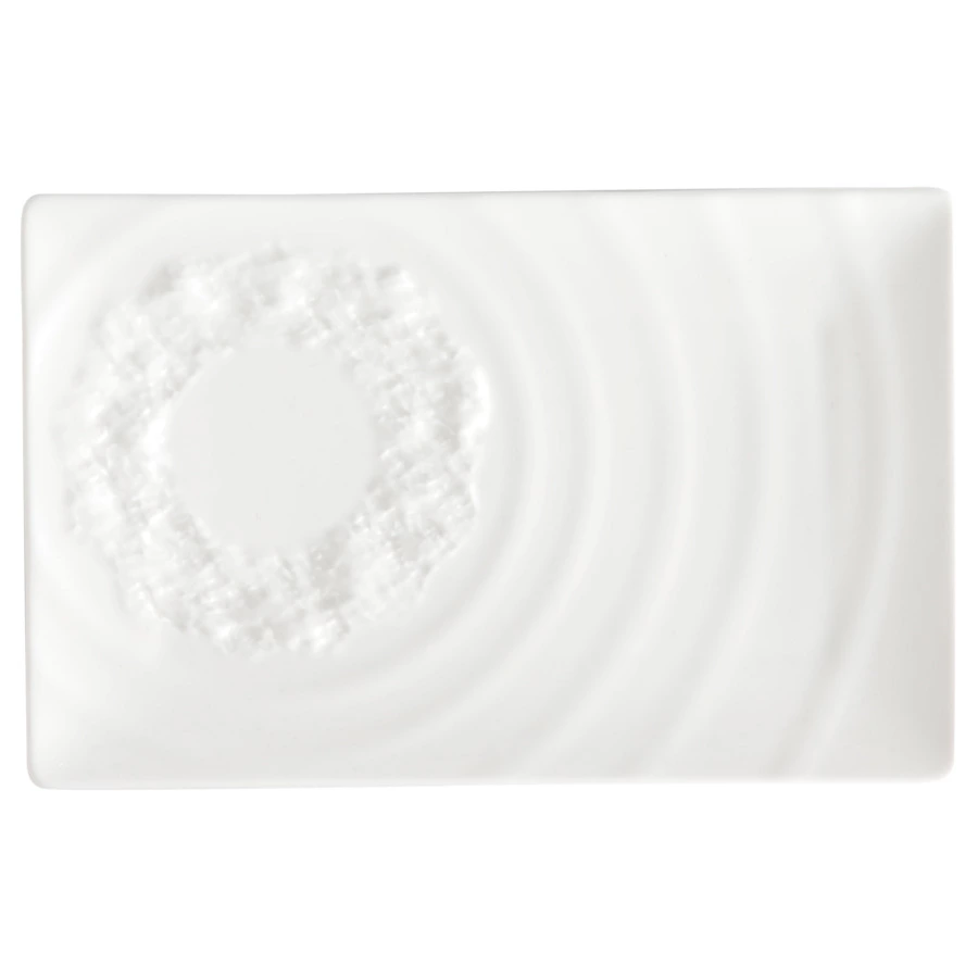 Блюдо для подачи прямоугольное HOME CHEF Era Moon 28х18 см, фарфор, белое