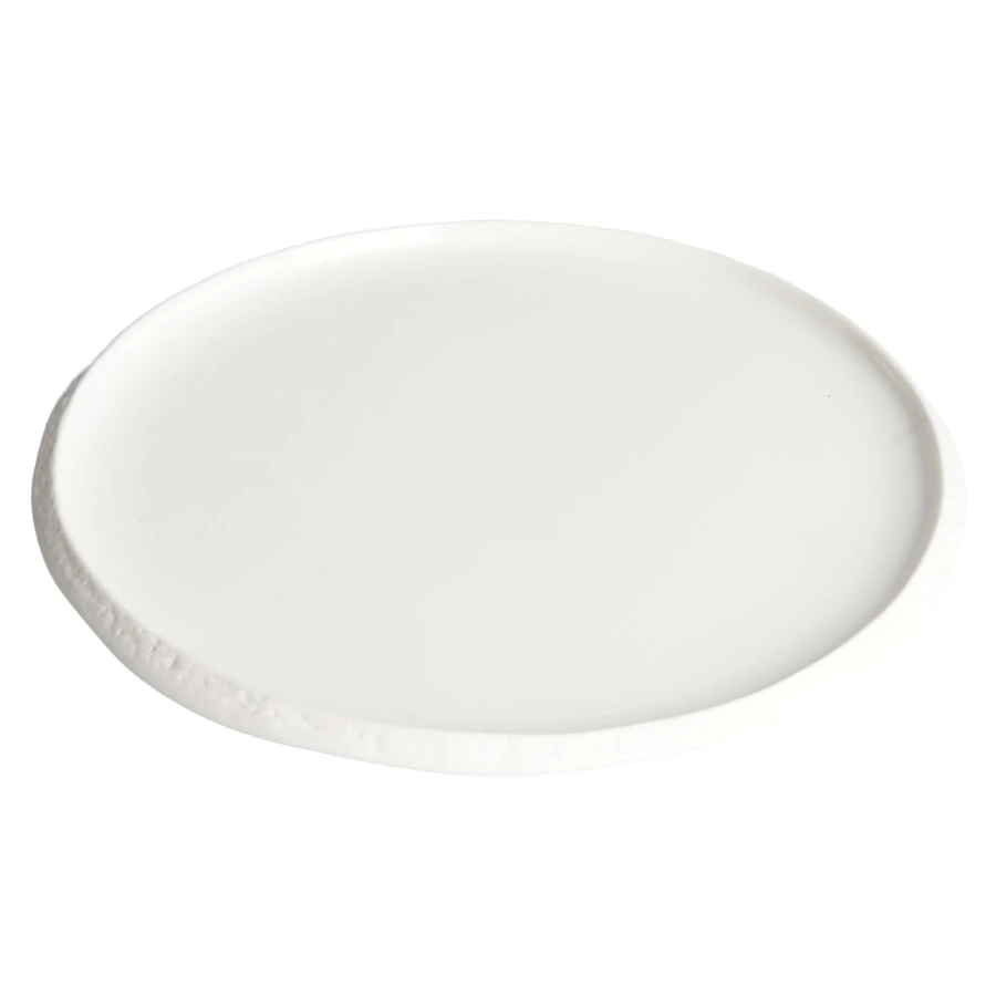 Тарелка десертная HOME CHEF Texture, вертикальный борт, 20 см, фарфор, белая