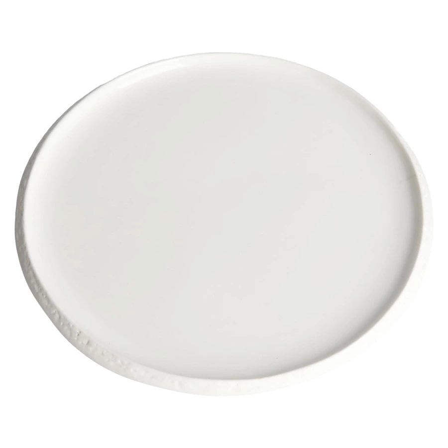 Тарелка десертная HOME CHEF Texture, вертикальный борт, 20 см, фарфор, белая