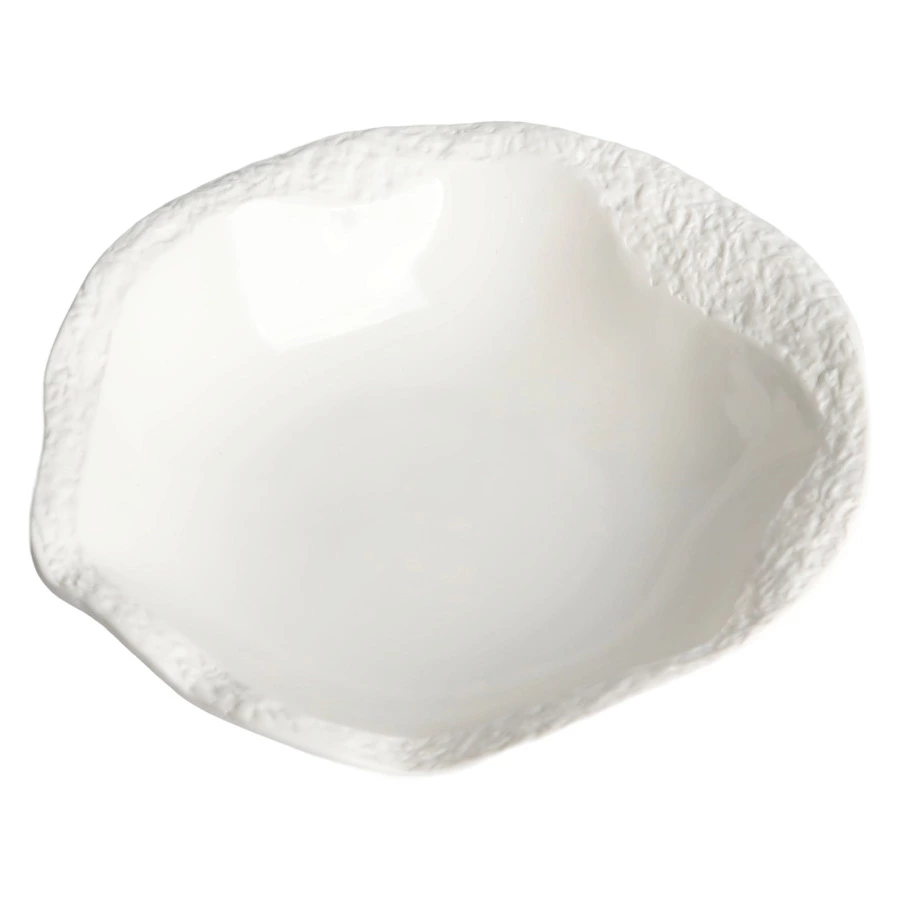 Салатник/тарелка для супа HOME CHEF Texture 22 см, 300 мл, фарфор, белый