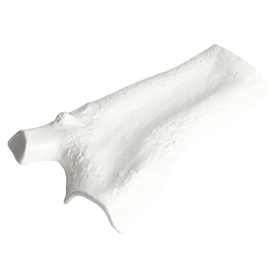 Блюдо для подачи Дерево HOME CHEF Texture 35х20 см, фарфор, белое