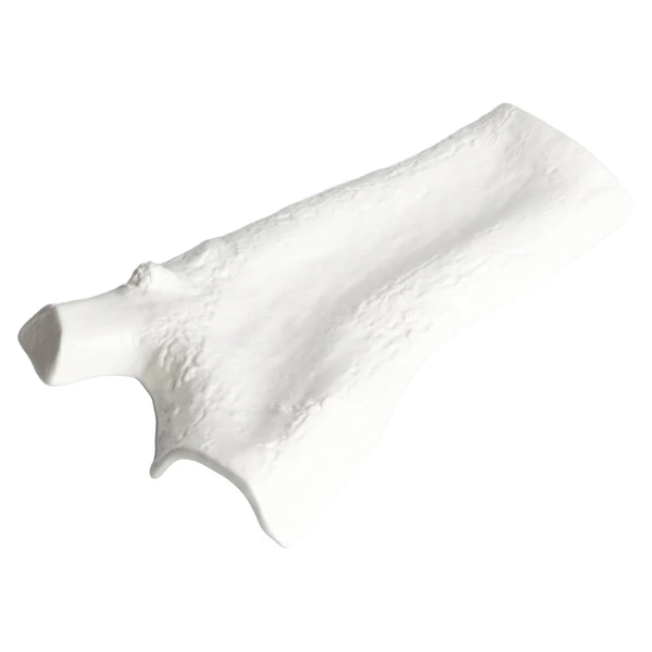 Блюдо для подачи Дерево HOME CHEF Texture 35х20 см, фарфор, белое