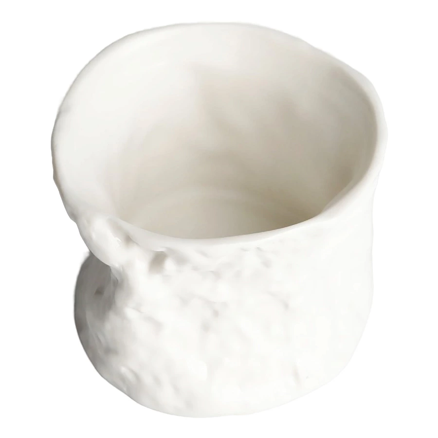 Блюдо для подачи индивидуальное HOME CHEF Texture 7,5х6 см, фарфор, белое