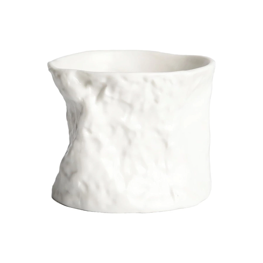 Блюдо для подачи индивидуальное HOME CHEF Texture 7,5х6 см, фарфор, белое