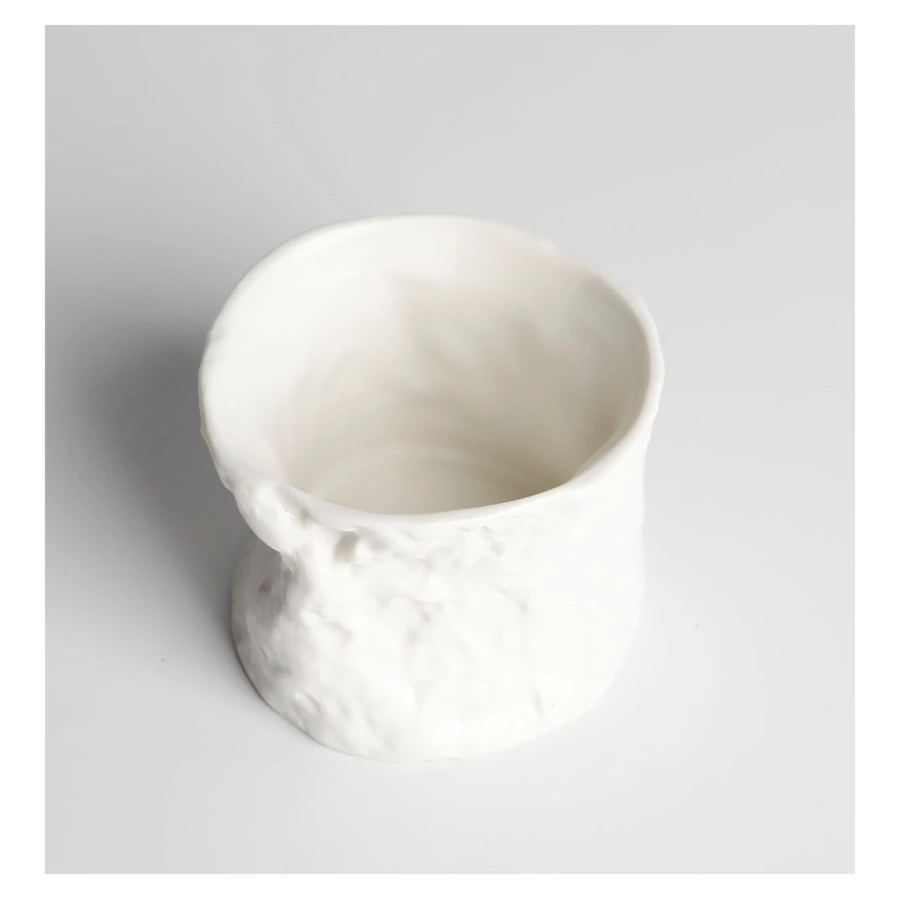 Блюдо для подачи индивидуальное HOME CHEF Texture 7,5х6 см, фарфор, белое