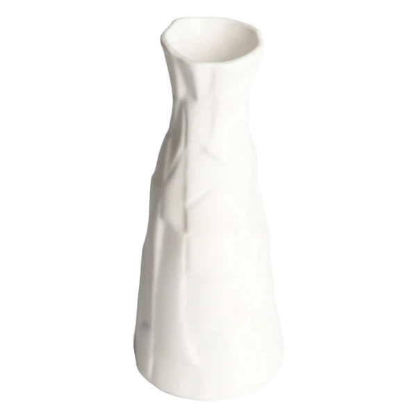 Ваза для цветов HOME CHEF Texture 12х5 см, 135 мл, фарфор, белая