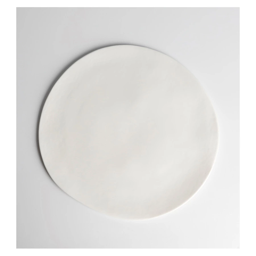 Тарелка плоская HOME CHEF Texture 21 см, фарфор, белая