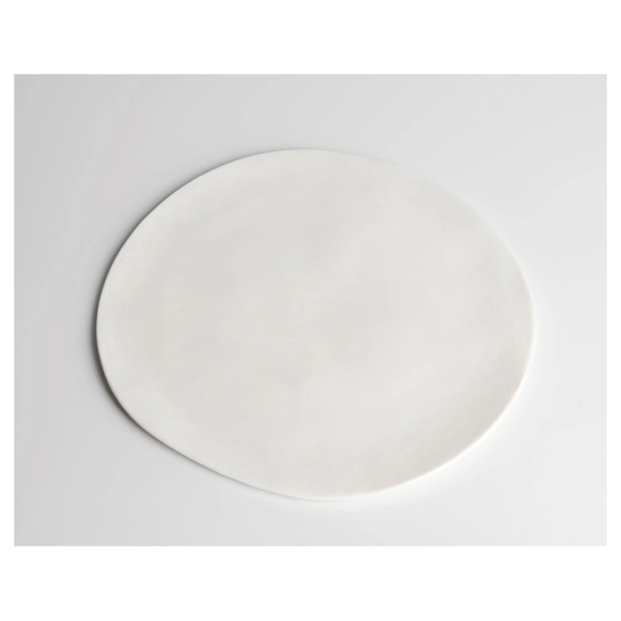 Тарелка плоская HOME CHEF Texture 21 см, фарфор, белая