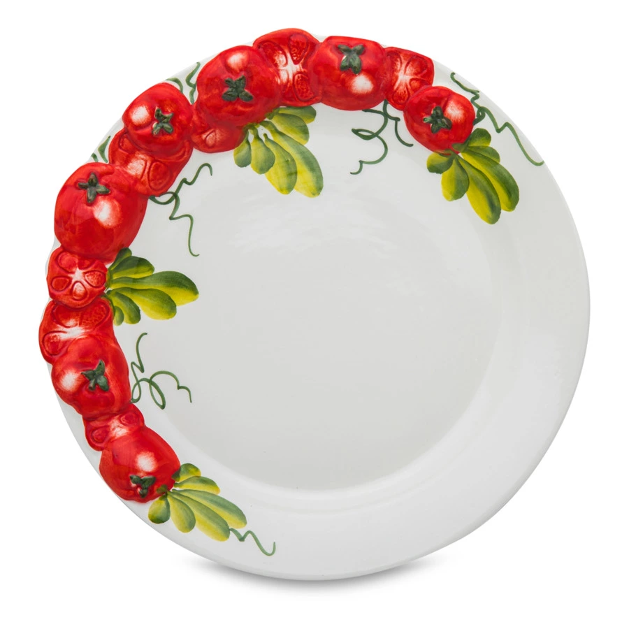Тарелка закусочная Edelweiss Томаты 22 см, керамика