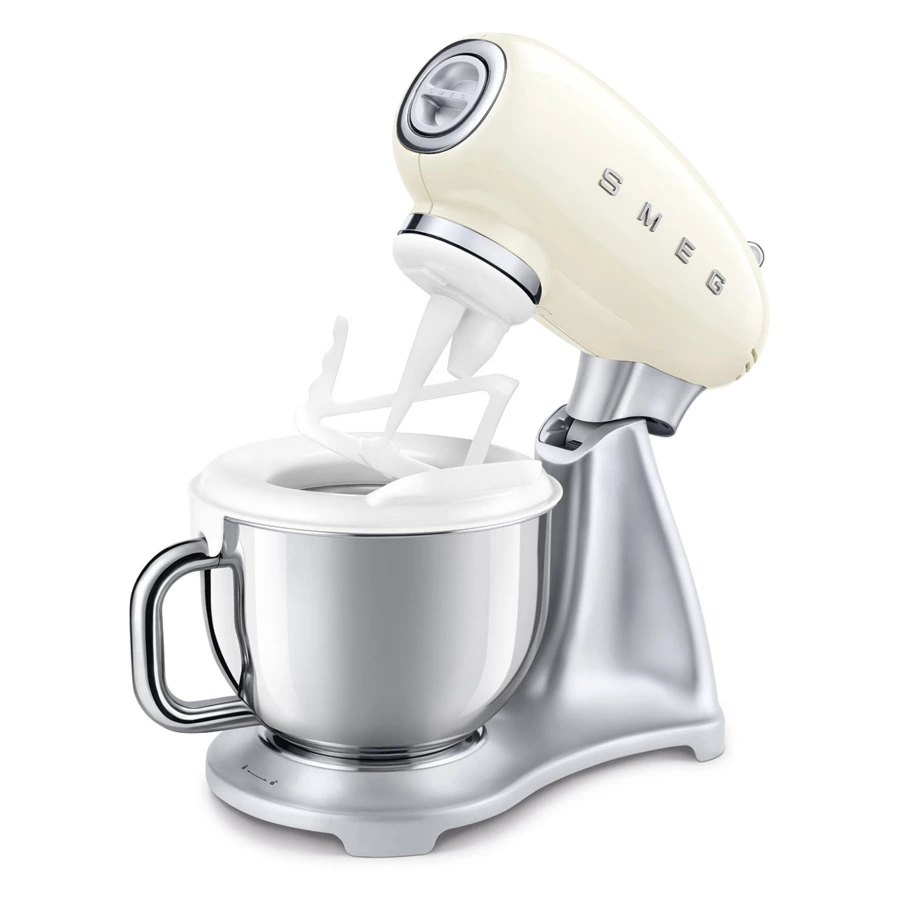 Насадка - мороженица SMEG SMIC01 1,1 л для планетарного миксера SMF с чашей SMB401 , белая-sale