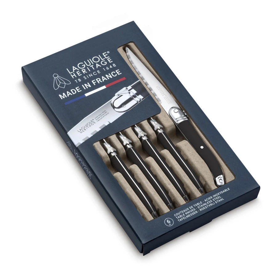 Набор столовых ножей Tarrerias Bonjean LAGUIOLE HERITAGE 6 шт, сталь