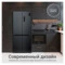 Холодильник двухкамерный TESLER RCD-487BI SPARKLING GREY 485 л, клас А++, 83,6х60х191 см, серый