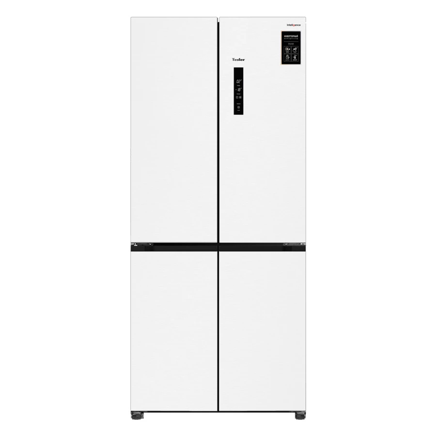 Холодильник двухкамерный TESLER RCD-487BI SPARKLING WHITE 485 л, клас А++, 83,6х60х191 см, белый