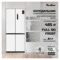 Холодильник двухкамерный TESLER RCD-487BI SPARKLING WHITE 485 л, клас А++, 83,6х60х191 см, белый