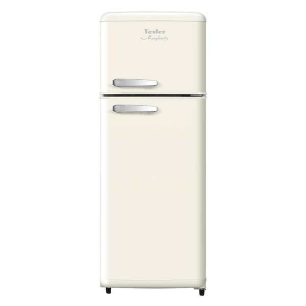 Холодильник двухкамерный TESLER RT-218 IVORY 213 л, класс А, 55х59,6х145,7 см, слоновая кость