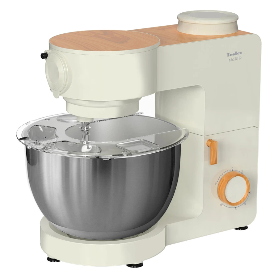 Кухонная машина TESLER KM-1640 BEIGE 1900 Вт, бежевая