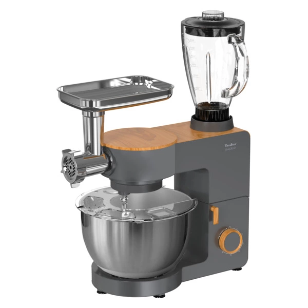 Кухонная машина TESLER KM-1640 GREY 1900 Вт, серая