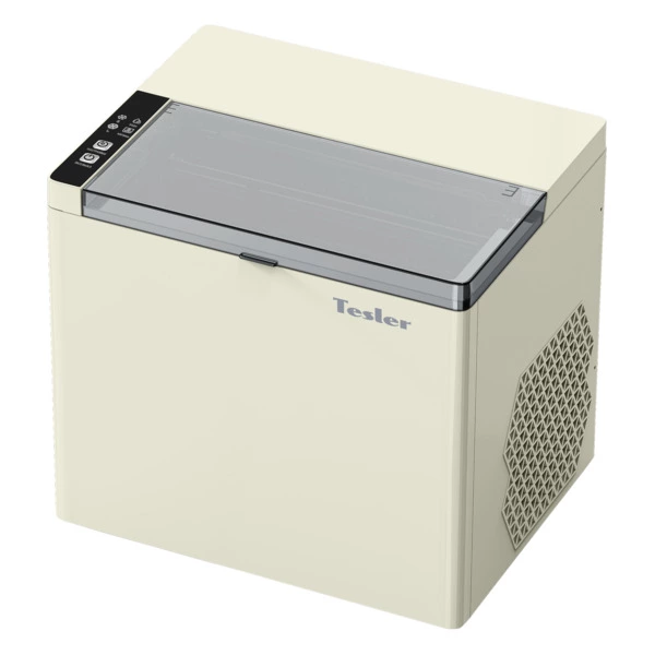 Льдогенератор TESLER ICM-1202 BEIGE 150 Вт, пальчиковый лед 6-8 мин, пластик, бежевый