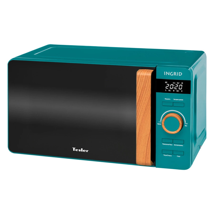 Микроволновая печь TESLER ME-2044 PINE GREEN 20 л, 1150 Вт, 45.1х35.4х25.7 см, ярко зеленая