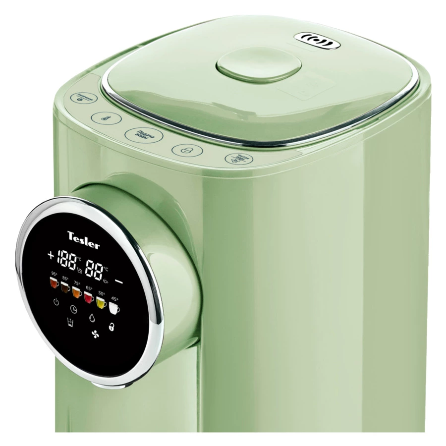 Термопот TESLER TP-5050 GREEN 5 л, 1200 Вт, 22.5х29х37.5 см, зеленый