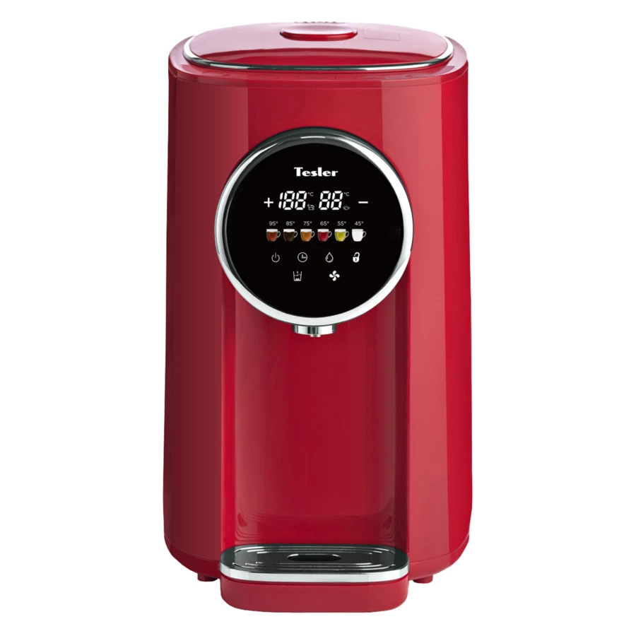 Термопот TESLER TP-5050 RED 5 л, 1200 Вт, 22.5х29х37.5 см, красный