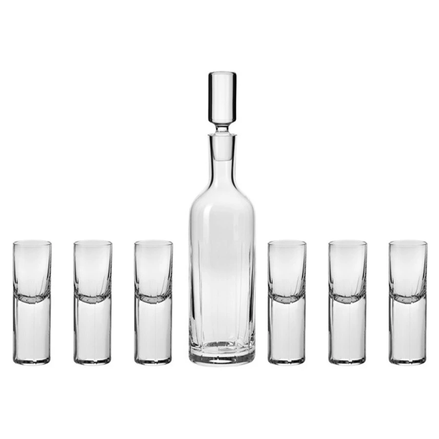 Набор графин 0,75л и 5 стопок 30 мл для водки Krosno Готика