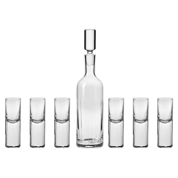 Набор графин 0,75л и 5 стопок 30 мл для водки Krosno Готика