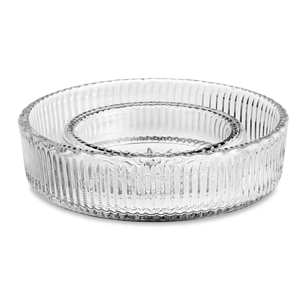 Икорница Decor de table Антиб 19 см, хрусталь, прозрачная, п/к