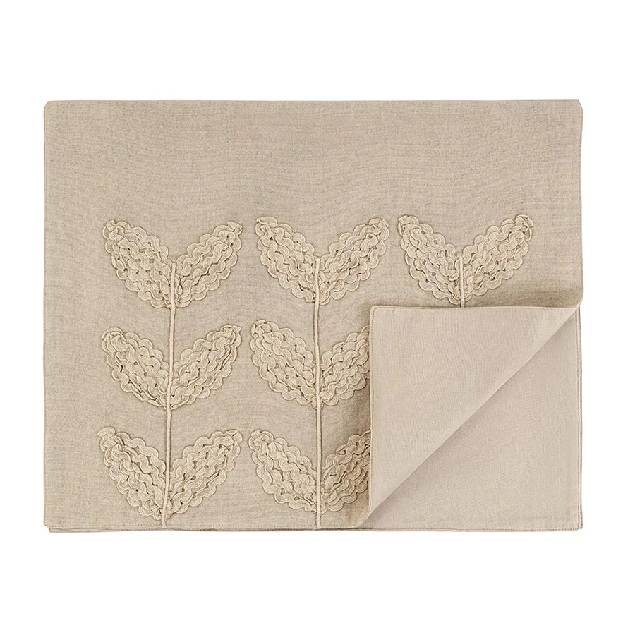 Дорожка на стол Tkano  Essential Desert leaf, 45х150 см, 100% хлопок