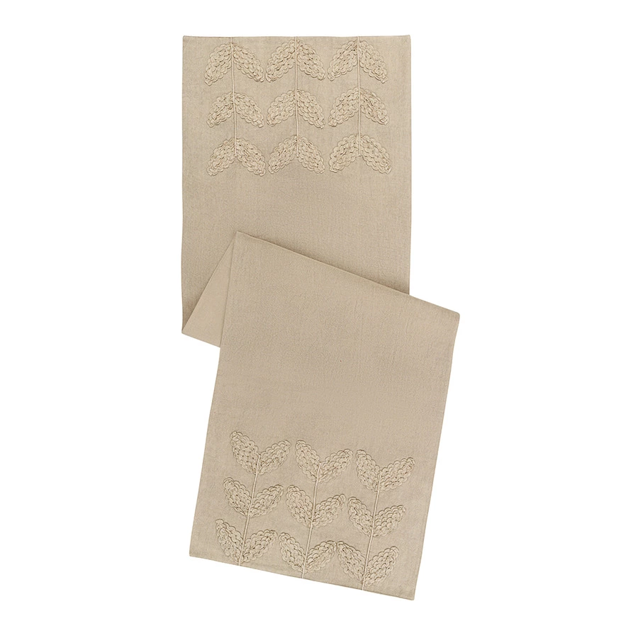 Дорожка на стол Tkano  Essential Desert leaf, 45х150 см, 100% хлопок