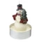 Набор декоративных свечей Tkano New Year Essential Festive snowman, Д3,8хН5,8см, 6шт, белые