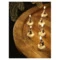 Набор декоративных свечей Tkano New Year Essential Festive snowman, Д3,8хН5,8см, 6шт, белые