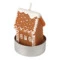 Набор декоративных свечей Tkano New Year Essential Gingerbread houses, Д3,8хН5,7см, 6шт, беж