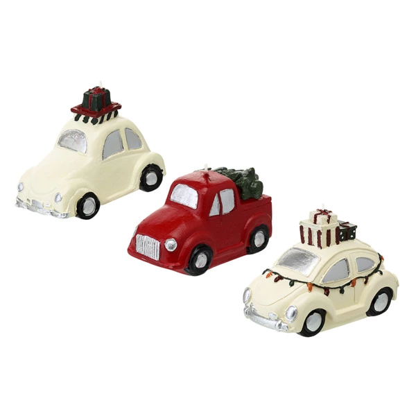 Набор декоративных свечей Tkano New Year Essential Magic drive, 8х4,3х6,6 см, 3 шт