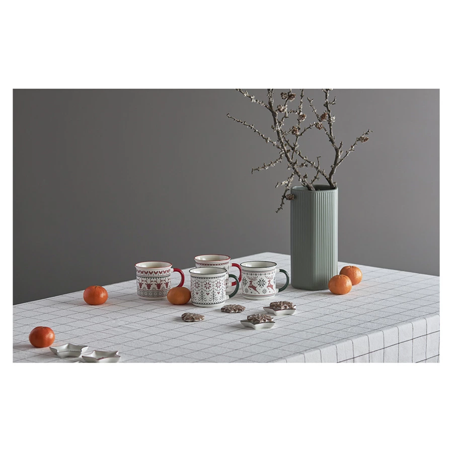 Набор блюд для сервировки Tkano New Year Essential Sweet Memories, 8,8х7,6 см, 4 шт, фарфор